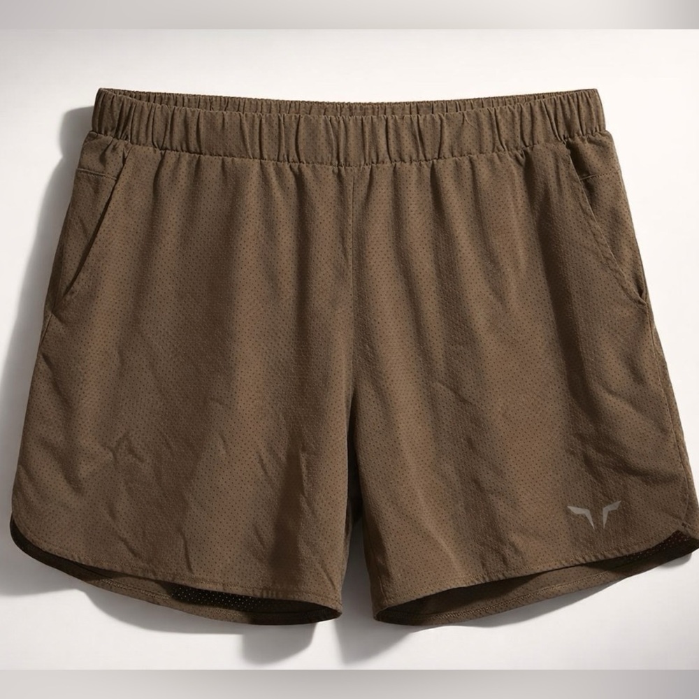 Taupe Athletic Shorts for Men